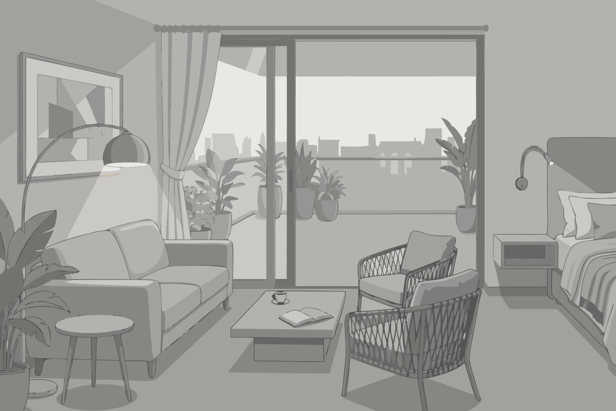Apartamento Premier com 2 Quartos
